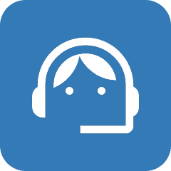 about-love-2 Icon of person wearing a headset.